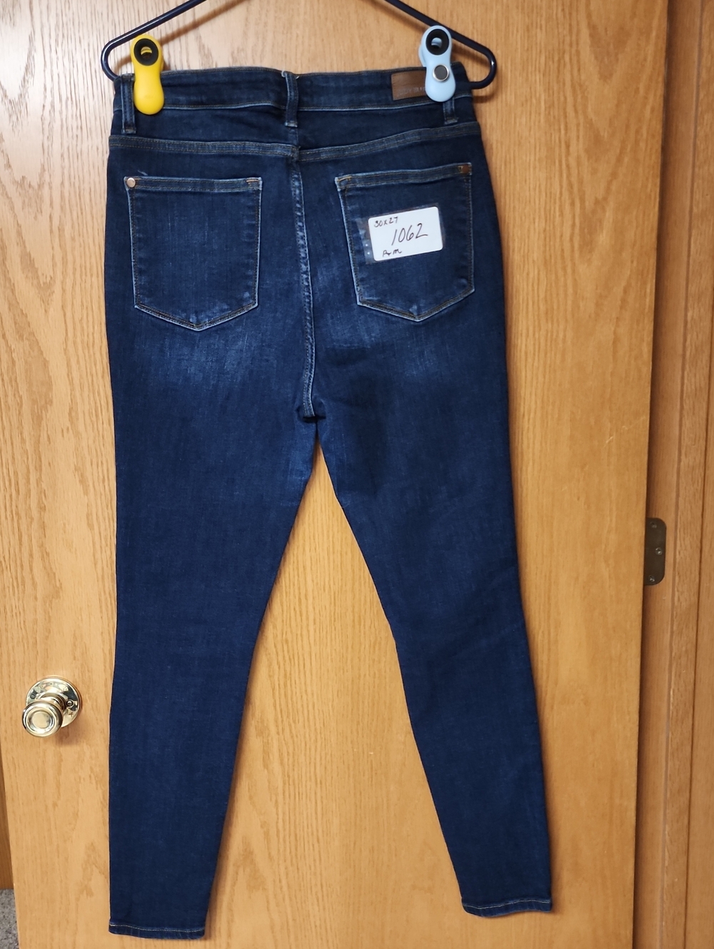 Judy Blue Women’s Dark Blue Stretch Skinny Jeans 30x27 number 1062